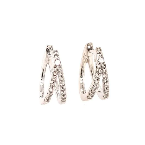 Diamond Earrings Image 2 House of Silva Wooster, OH
