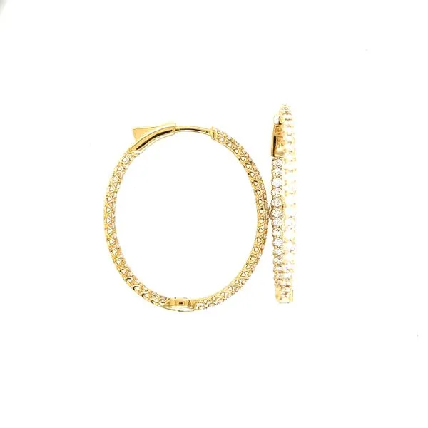 Diamond Earrings Image 2 House of Silva Wooster, OH