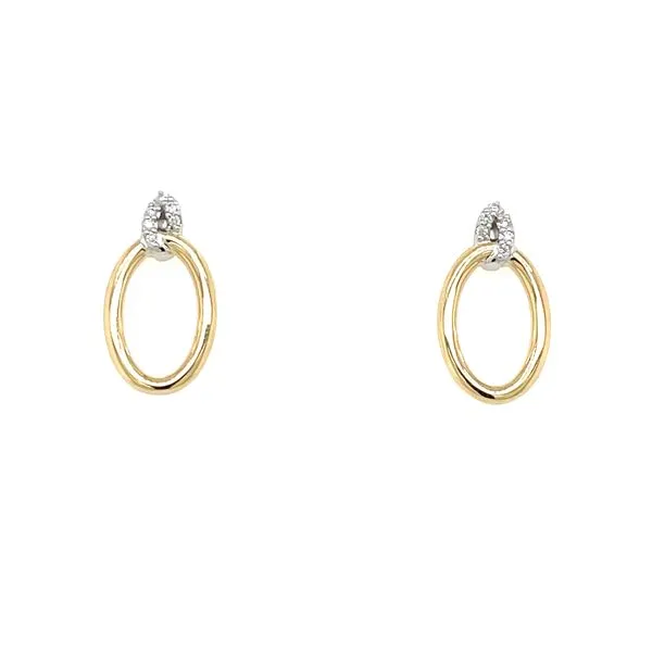 Oval Diamond Earrings House of Silva Wooster, OH