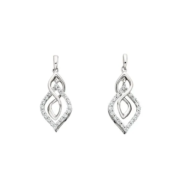 Diamond Twist Earrings House of Silva Wooster, OH