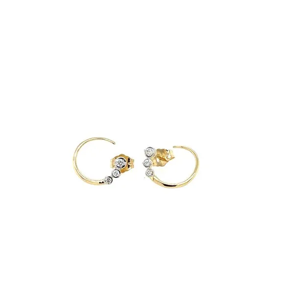 Front to Back Diamond Hoops House of Silva Wooster, OH