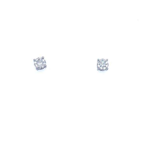 Cluster Diamond Stud Earrings 1/3ctw House of Silva Wooster, OH