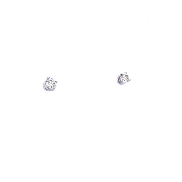 14kw Gold 0.33ct TW Dia Stud Earrings, 4 Prong, I1, I-J Image 2 House of Silva Wooster, OH