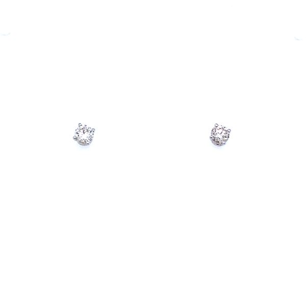 14kw Gold 0.33ct TW Dia Stud Earrings, 4 Prong, I1, I-J House of Silva Wooster, OH