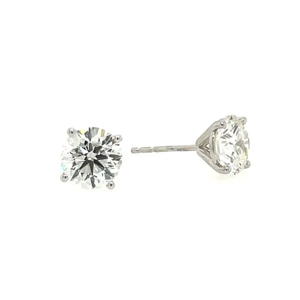 Lab Grown Diamond Stud Earrings Image 2 House of Silva Wooster, OH