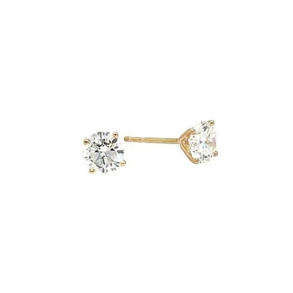 Lab Grown Diamond Stud Earrings Image 2 House of Silva Wooster, OH