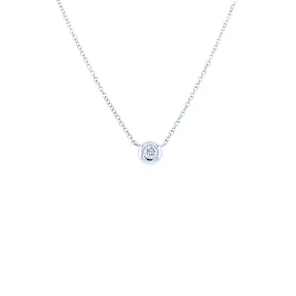 Bezel Diamond Necklace House of Silva Wooster, OH