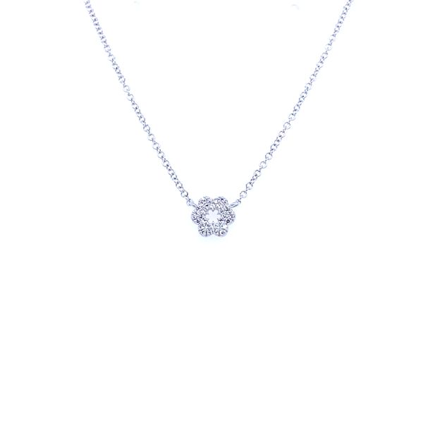 Diamond Flower Necklace House of Silva Wooster, OH