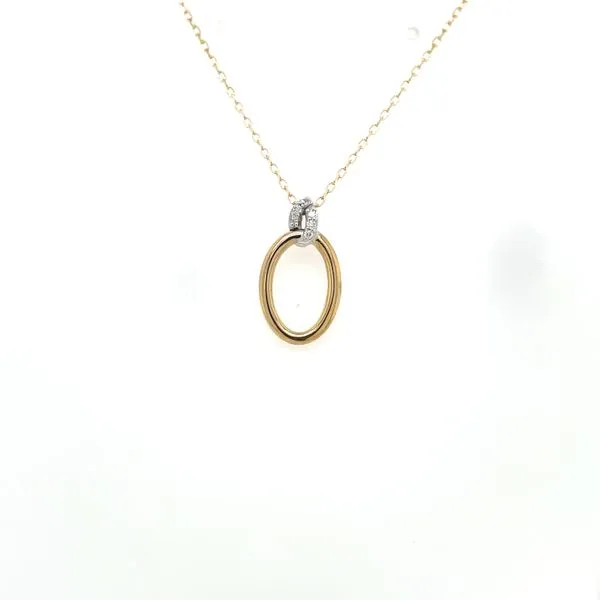 Oval Diamond Pendant House of Silva Wooster, OH
