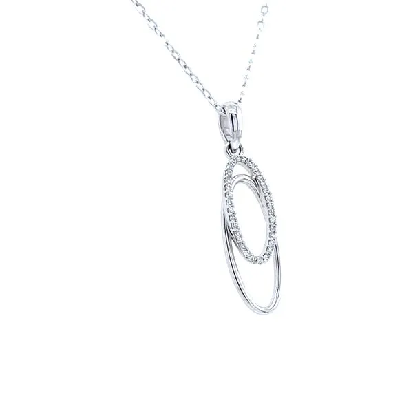 Oval Layered Pendant Image 2 House of Silva Wooster, OH