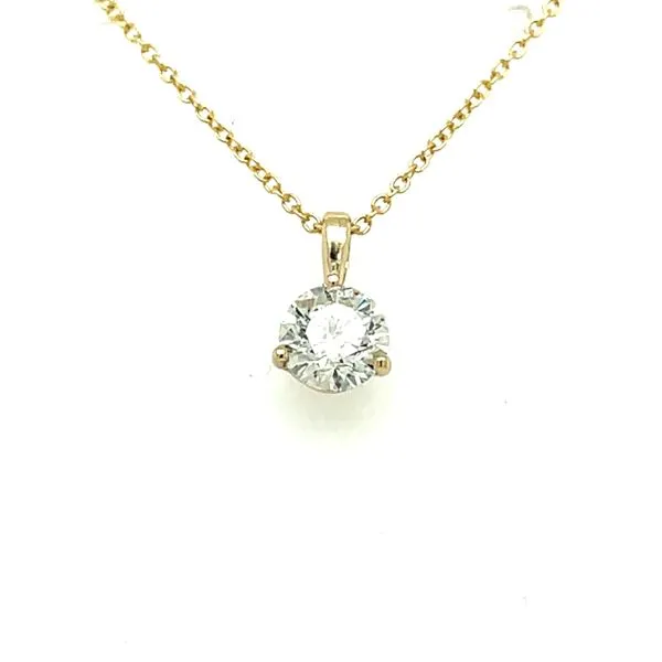 14ky Gold 1.00ct Round Brilliant Diamond Solitaire House of Silva Wooster, OH