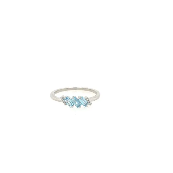 Blue Topaz Baguette Ring House of Silva Wooster, OH