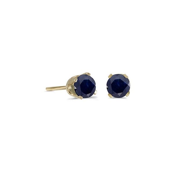 Blue Sapphire Birthstone Earrings 4mm House of Silva Wooster, OH