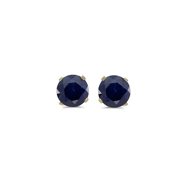 Blue Sapphire Birthstone Earrings 5mm House of Silva Wooster, OH
