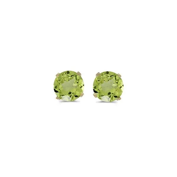 Peridot Birthstone Earrings 5mm House of Silva Wooster, OH