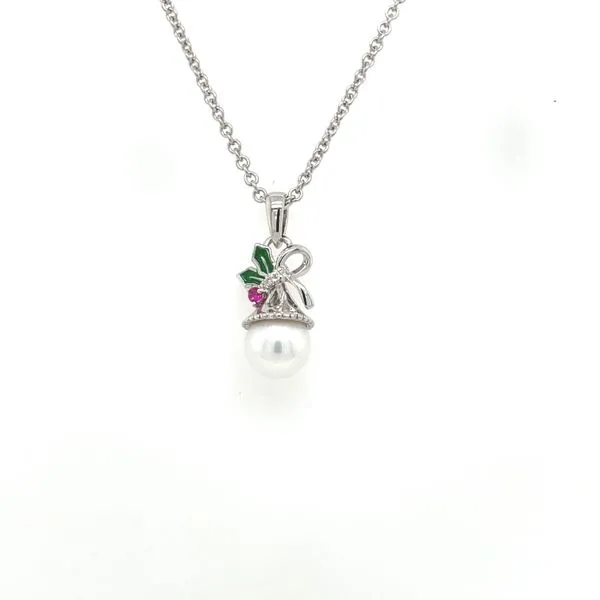 Pearl Holly Pendant House of Silva Wooster, OH