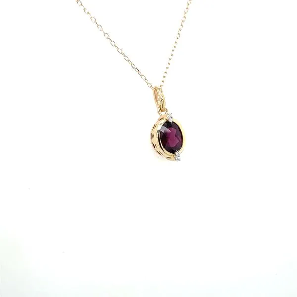 Rhodolite Garnet Pendant Image 2 House of Silva Wooster, OH