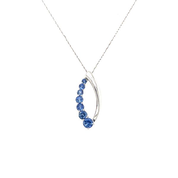 Estate 10kw Gold FreeForm Tanzanite Pendant House of Silva Wooster, OH