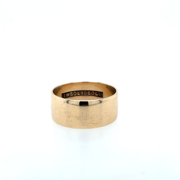 Estate 10ky Gold 8.70mm Cigar Band House of Silva Wooster, OH