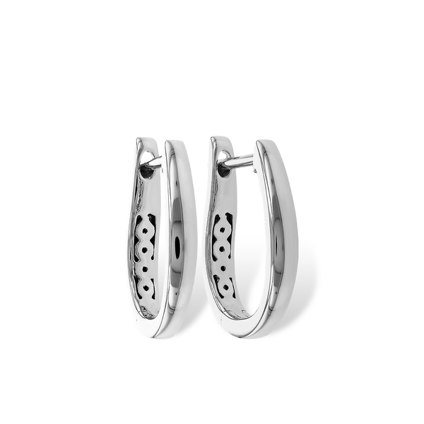 14k WG  15mm Hoop Earrings House of Silva Wooster, OH