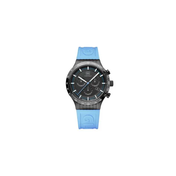GLOCK Precision Chronograph Brushed Black Steel Watch House of Silva Wooster, OH