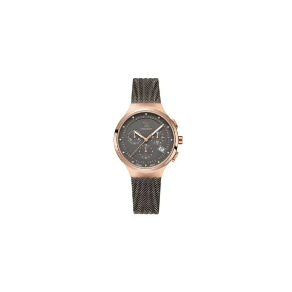 GLOCK Precision Chronograph Rose Tone Steel Watch House of Silva Wooster, OH