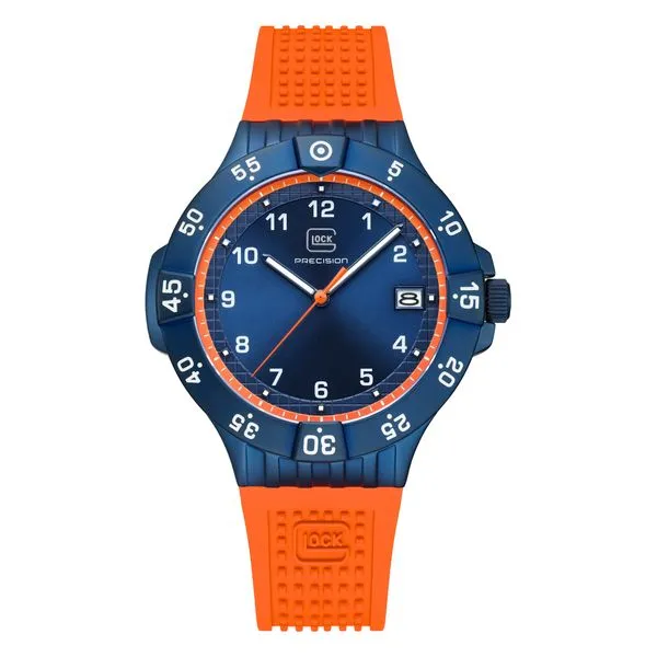 GLOCK Limited Edition Precision Blue Stainless Steel Watch House of Silva Wooster, OH