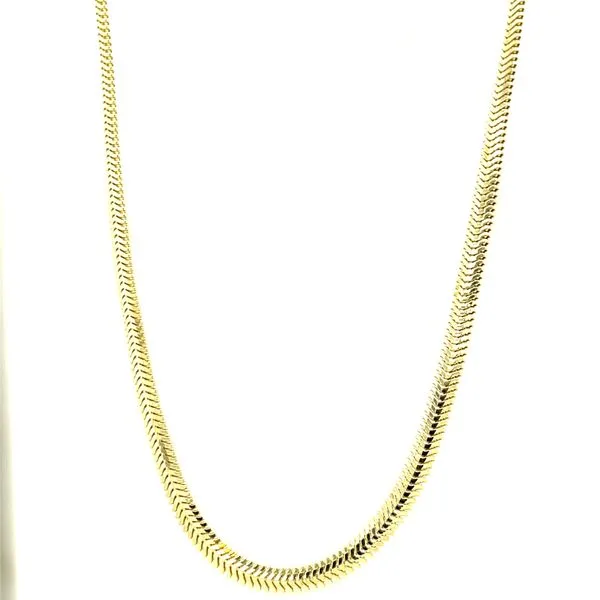 Sterling Silver Yellow Plated Chain Necklace House of Silva Wooster, OH