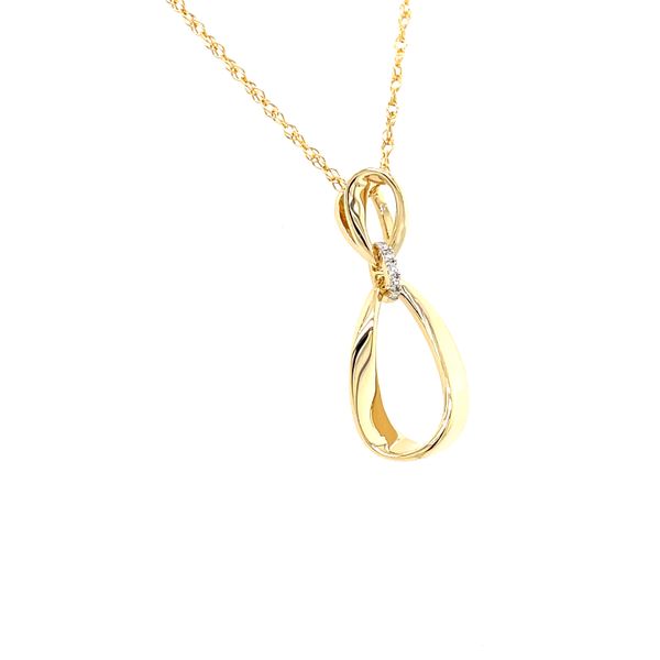 Diamond Loop Pendant Image 2 House of Silva Wooster, OH
