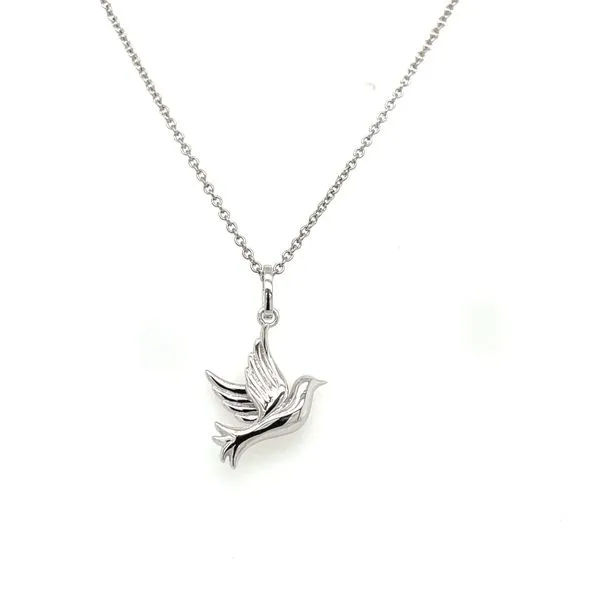 Dove in Flight Pendant Image 2 House of Silva Wooster, OH