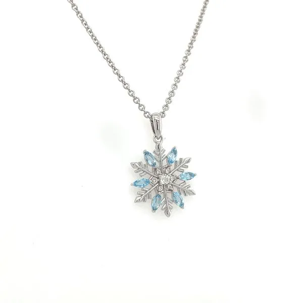 Snowflake Pendant Image 2 House of Silva Wooster, OH