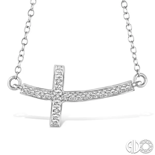 Round Cut Diamond Cross Pendant House of Silva Wooster, OH