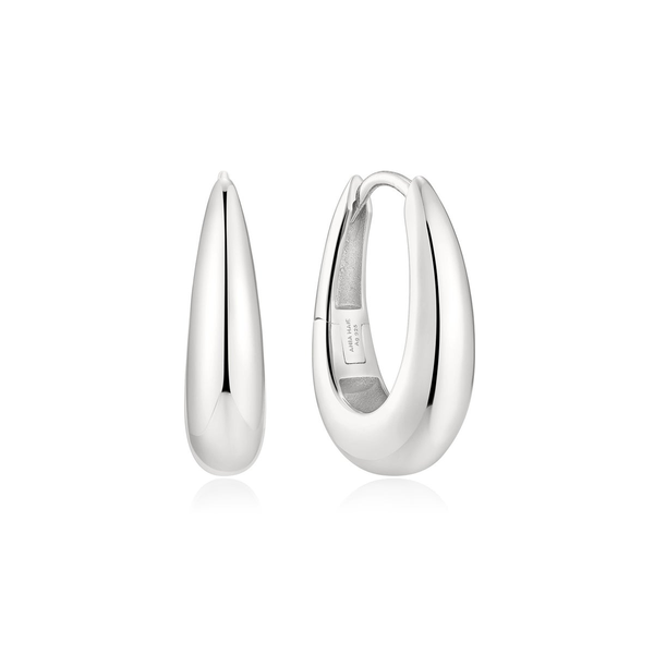 Silver Classic Dome Hoop Earrings House of Silva Wooster, OH
