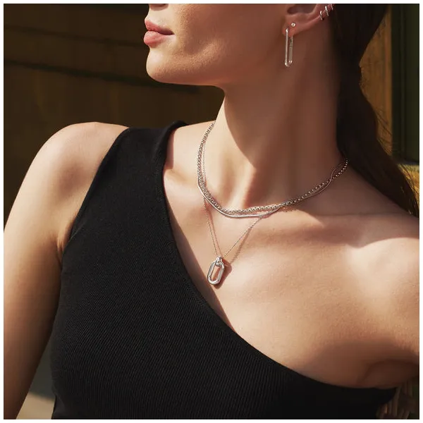 Silver Rolo Chain Necklace Image 2 House of Silva Wooster, OH