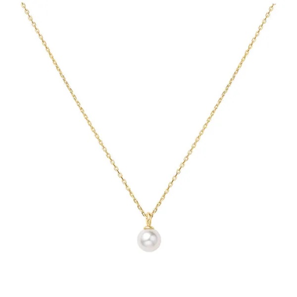 Gold Pearl Drop Pendant House of Silva Wooster, OH