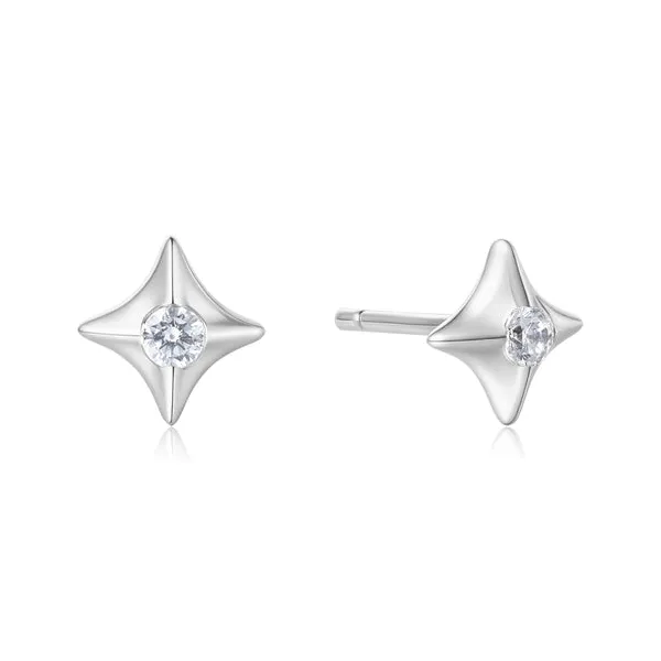 Silver Sparkling Star Stud Earring House of Silva Wooster, OH