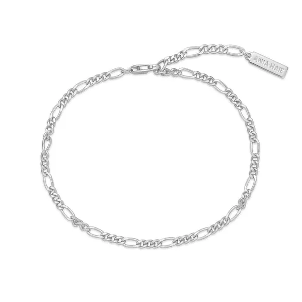 Silver Filia Curb Chain Bracelet Image 3 House of Silva Wooster, OH