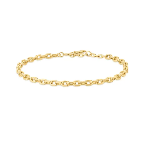 Gold Medium Chain Bracelet House of Silva Wooster, OH