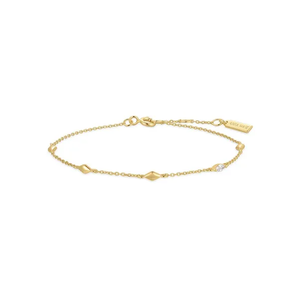 Gold Multi Rhombus Station Bracelet House of Silva Wooster, OH