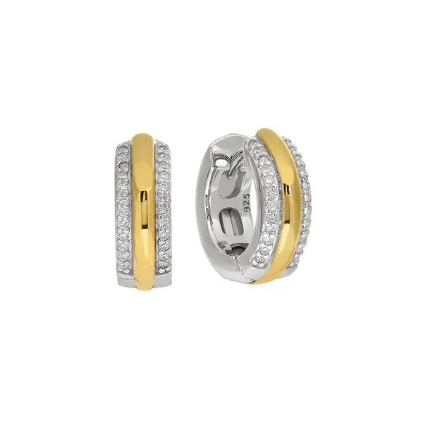 Micropave` Simulated Diamond Huggies House of Silva Wooster, OH