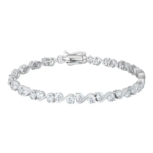 Simulated Diamond Waves Bracelet House of Silva Wooster, OH