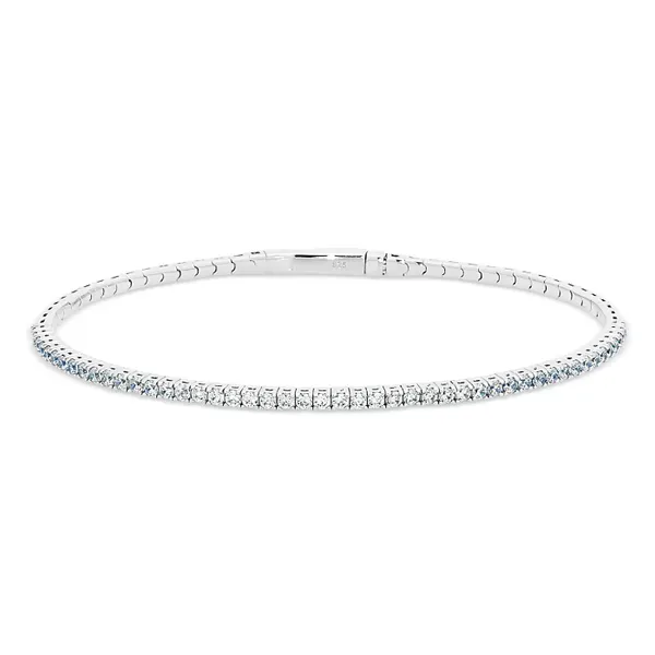 Simulated Diamond Flexible Bracelet House of Silva Wooster, OH
