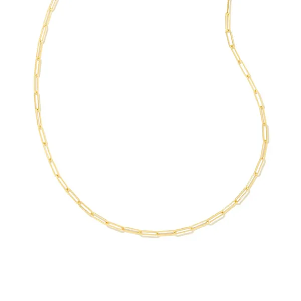 Courtney Paperclip Necklace in Gold by Kendra Scott House of Silva Wooster, OH