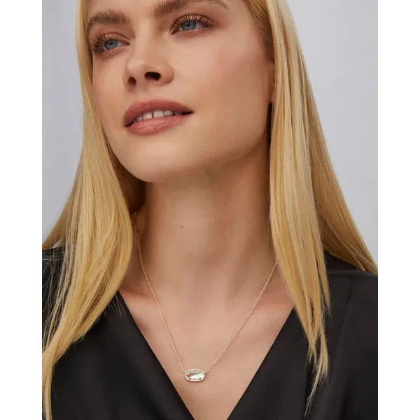 Elisa Gold Pendant Necklace with Dichroic Glass by Kendra Scott Image 3 House of Silva Wooster, OH