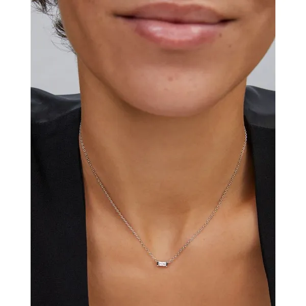 Juliette Pendant Necklace in White Crystal by Kendra Scott Image 3 House of Silva Wooster, OH