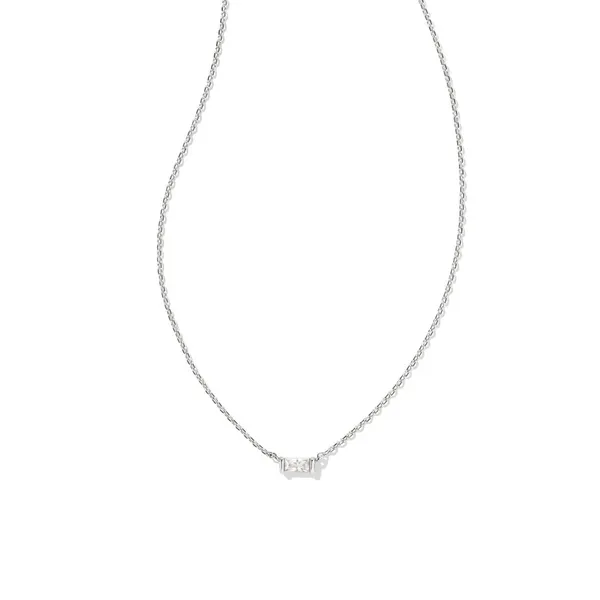 Juliette Pendant Necklace in White Crystal by Kendra Scott House of Silva Wooster, OH