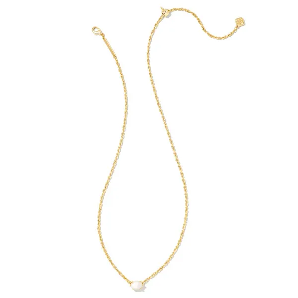 Cailin Gold Pendant Necklace in Ivory Mother of Pearl by Kendra Scott Image 2 House of Silva Wooster, OH