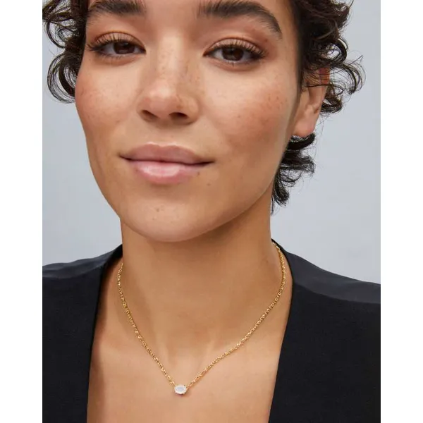Cailin Gold Pendant Necklace in Ivory Mother of Pearl by Kendra Scott Image 3 House of Silva Wooster, OH