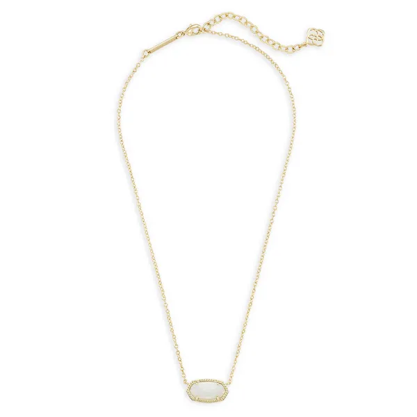 Elisa Gold Pendant Necklace with White Opal by Kendra Scott Image 2 House of Silva Wooster, OH
