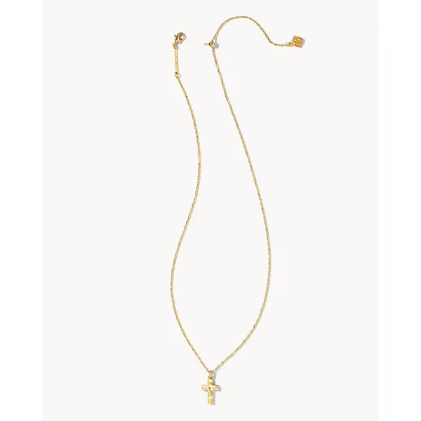 Cross Pendant Necklace in Gold by Kendra Scott Image 2 House of Silva Wooster, OH